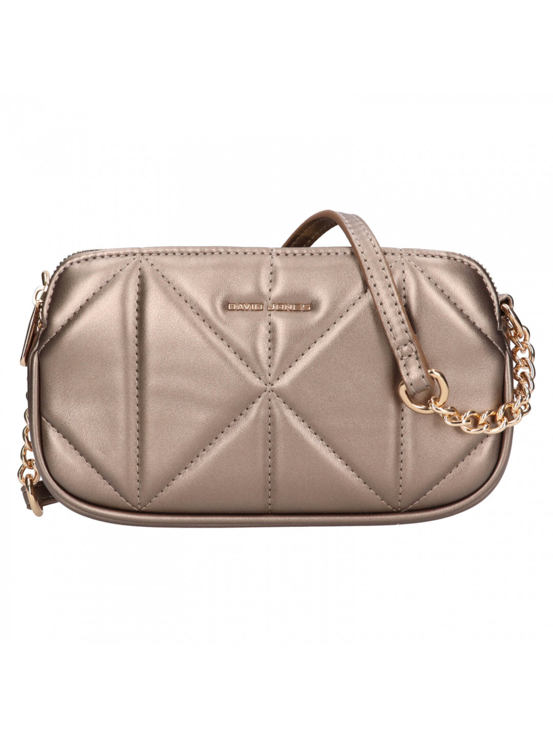Dámská crossbody kabelka David Jones Thea – stříbrná